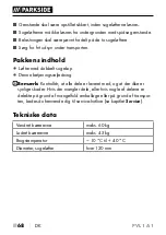 Preview for 71 page of Parkside PVL 1 A1 Operating Instructions Manual