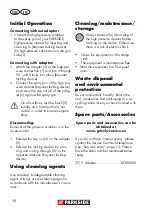 Preview for 10 page of Parkside PWB 18 A1 Translation Of The Original Instructions