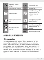 Preview for 37 page of Parkside PWBM A1 Operation And Safety Notes Translation Of The Original Instructions