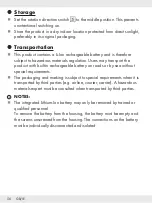 Preview for 58 page of Parkside PWBM A1 Operation And Safety Notes Translation Of The Original Instructions