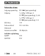 Preview for 271 page of Parkside PWCA 20-Li A1 Operating Instructions Manual