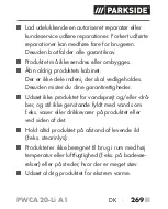 Preview for 274 page of Parkside PWCA 20-Li A1 Operating Instructions Manual