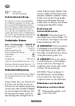 Preview for 6 page of Parkside PWD 20 B2 Instructions Manual