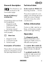 Предварительный просмотр 5 страницы Parkside PWDD 3 A1 Translation Of The Original Instructions