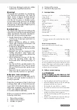 Preview for 13 page of Parkside PWH 2800 B2 Operating And Safety Instructions, Translation Of Original Operating Manual