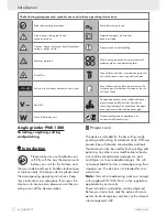 Preview for 4 page of Parkside PWS 1200 -  2 Operation And Safety Notes