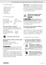 Preview for 72 page of Parkside PWS 125 A1 Operation And Safety Notes Translation Of Original Operation Manual