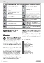 Preview for 99 page of Parkside PWS 125 A1 Operation And Safety Notes Translation Of Original Operation Manual