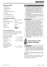 Preview for 7 page of Parkside PWS 125 F6 Instructions Manual