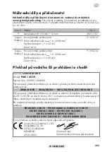 Preview for 205 page of Parkside PWS 125 H7 Translation Of The Original Instructions