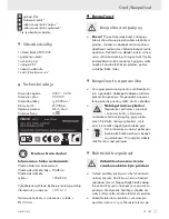 Preview for 65 page of Parkside PWS 230 Operation And Safety Notes