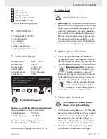 Preview for 89 page of Parkside PWS 230 Operation And Safety Notes