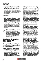 Предварительный просмотр 50 страницы Parkside PWSA 12 B1 Translation Of The Original Instructions