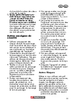 Предварительный просмотр 55 страницы Parkside PWSA 12 B1 Translation Of The Original Instructions