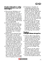 Предварительный просмотр 75 страницы Parkside PWSA 12 B1 Translation Of The Original Instructions