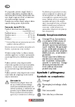 Предварительный просмотр 86 страницы Parkside PWSA 12 B1 Translation Of The Original Instructions