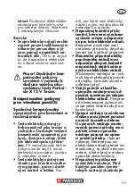 Предварительный просмотр 111 страницы Parkside PWSA 12 B1 Translation Of The Original Instructions