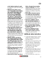 Preview for 13 page of Parkside PWSA 18 A1 Translation Of The Original Instructions