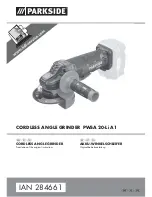 Parkside PWSA 20-Li A1 Original Instructions Manual preview