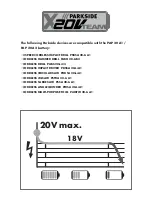 Preview for 5 page of Parkside PWSA 20-Li A1 Original Instructions Manual