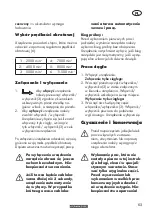 Предварительный просмотр 63 страницы Parkside PWSA 20-Li D4 Translation Of The Original Instructions