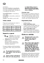 Предварительный просмотр 84 страницы Parkside PWSA 20-Li D4 Translation Of The Original Instructions