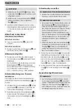 Preview for 35 page of Parkside PWSA 20-Li E4 Translation Of The Original Instructions