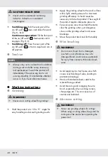 Preview for 49 page of Parkside PWSAP 20-Li B2 Operation And Safety Notes