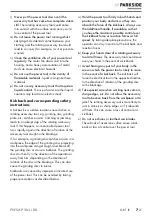 Preview for 18 page of Parkside PWSAP 20-Li D4 Original Instructions Manual