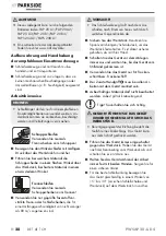 Preview for 39 page of Parkside PWSAP 20-Li D4 Original Instructions Manual