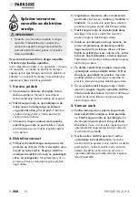 Preview for 235 page of Parkside PWSAP 20-Li D4 Original Instructions Manual