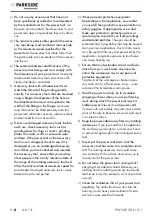 Preview for 17 page of Parkside PWSAP 40-Li A1 Original Instructions Manual