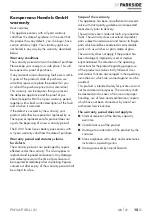 Preview for 26 page of Parkside PWSAP 40-Li A1 Original Instructions Manual