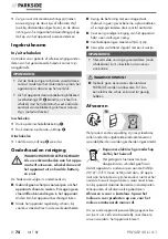 Preview for 85 page of Parkside PWSAP 40-Li A1 Original Instructions Manual