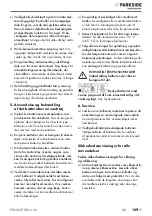 Preview for 170 page of Parkside PWSAP 40-Li A1 Original Instructions Manual