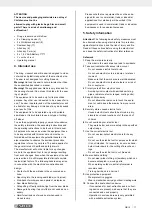 Предварительный просмотр 22 страницы Parkside PZKS 1500 A1 Operating And Safety Instructions Manual