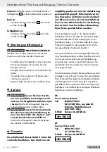 Предварительный просмотр 32 страницы Parkside SCHLAGBOHRMASCHINE PSBM 500 A1 Operation And Safety Notes