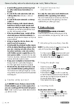 Предварительный просмотр 40 страницы Parkside SCHLAGBOHRMASCHINE PSBM 500 A1 Operation And Safety Notes