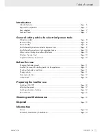 Предварительный просмотр 3 страницы Parkside X 18 V - MANUEL 3 Operation And Safety Notes