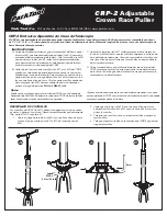 Предварительный просмотр 3 страницы parktool CRP-2 Quick Start Manual