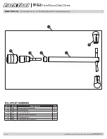 Предварительный просмотр 2 страницы parktool FFG-2 Instructions