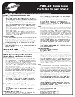 Предварительный просмотр 2 страницы parktool PRS-25 Quick Start Manual