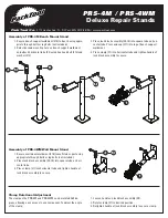 Preview for 1 page of parktool PRS-4M Quick Start Manual