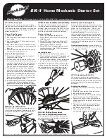 Preview for 1 page of parktool SK-1 Instructions Manual