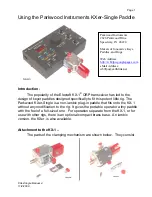 Preview for 1 page of Parkwood KXer-Single Manual