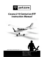 PARKZONE Cessna 210 Centurion RTF Instruction Manual preview