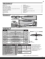 Предварительный просмотр 3 страницы PARKZONE Conscendo Advance Instruction Manual