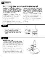 Предварительный просмотр 3 страницы PARKZONE F-27 Stryker Instruction Manual