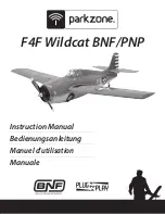 PARKZONE F4F Wildcat Instruction Manual предпросмотр