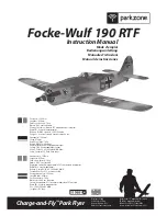 PARKZONE Focke-Wulf 190 RTF Instruction Manual preview